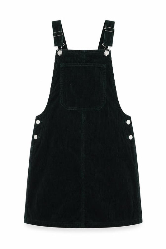 Casual Womens Collection Black Corduroy Pinafore Dress