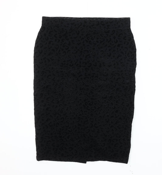 Marks and Spencer Women's Black Pencil Skirt, Size 14