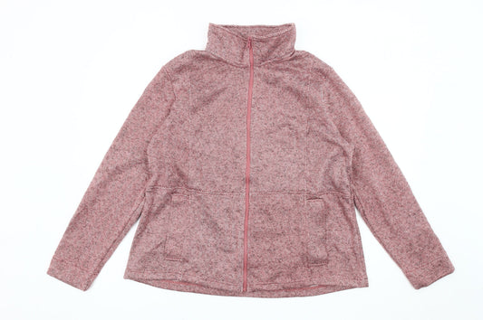 Mens UK Size XL Lands' End Pink Basic Jacket