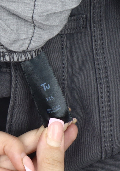 Tu Men's Grey Chino Trousers - Size 14 Slim Fit