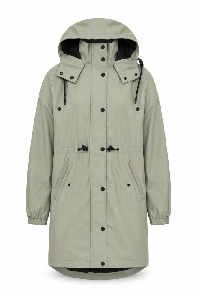 Mens UK Size XS F&F Green Parka Coat