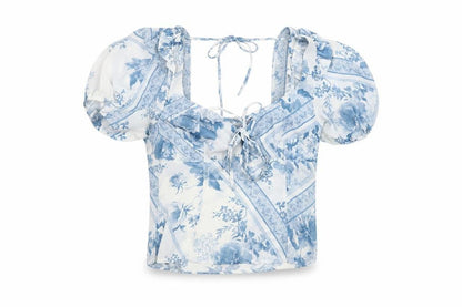 Womens UK Size 10 ASOS DESIGN Multicoloured Basic Blouse
