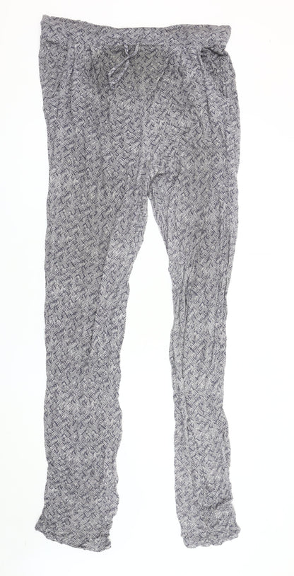 Womens UK Size 12 White Stuff Regular Fit Casual Blue Trousers