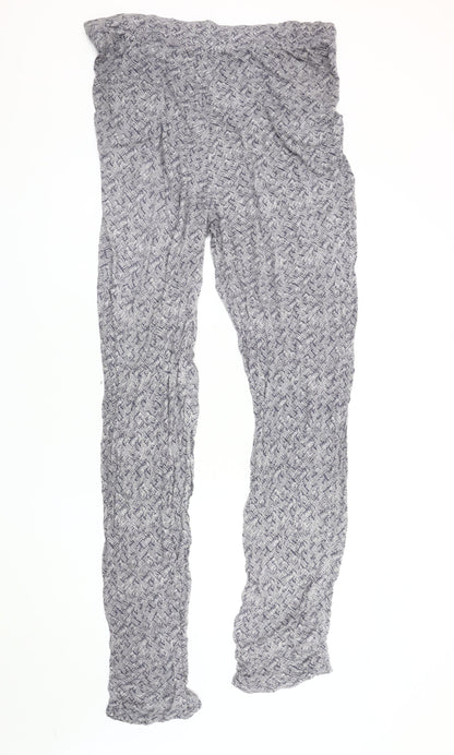 Womens UK Size 12 White Stuff Regular Fit Casual Blue Trousers