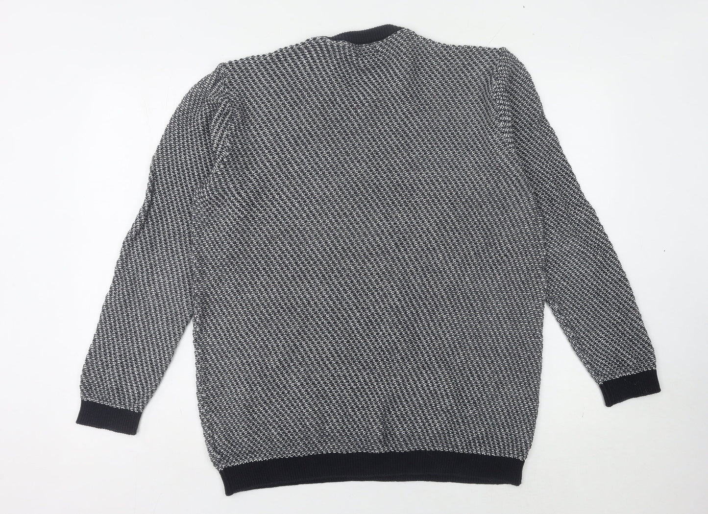 NEXT Men’s Grey Pullover Jumper L Cotton Crew Neck