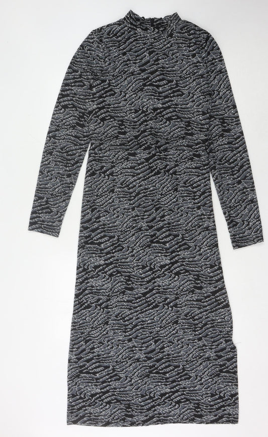 Marks and Spencer Women's Black Midi Sheath Dress