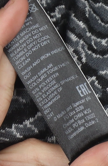 Marks and Spencer Women's Black Midi Sheath Dress