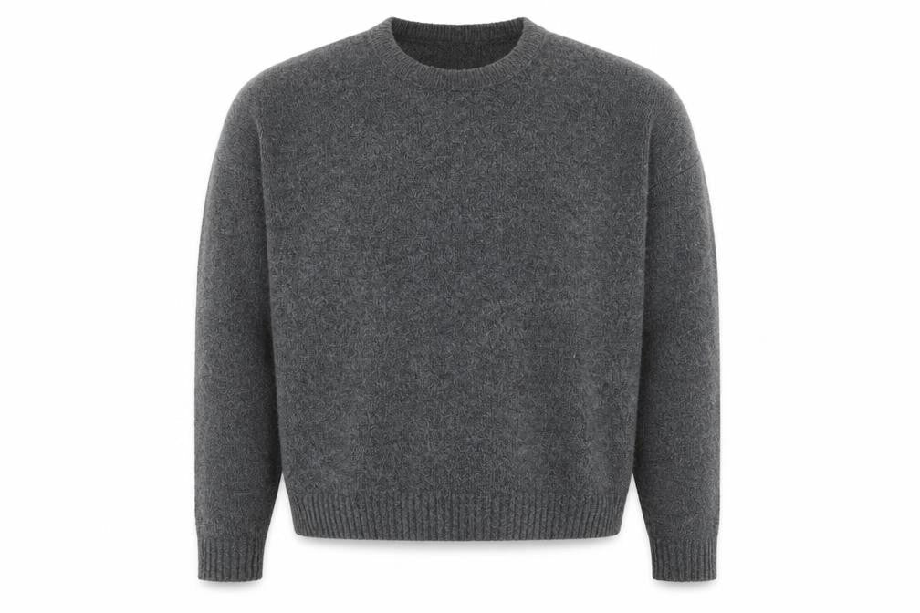 Mens UK Size L boohooMAN Grey Pullover Jumper