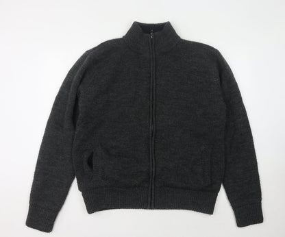Sandstone Men's Grey Full Zip Jumper L