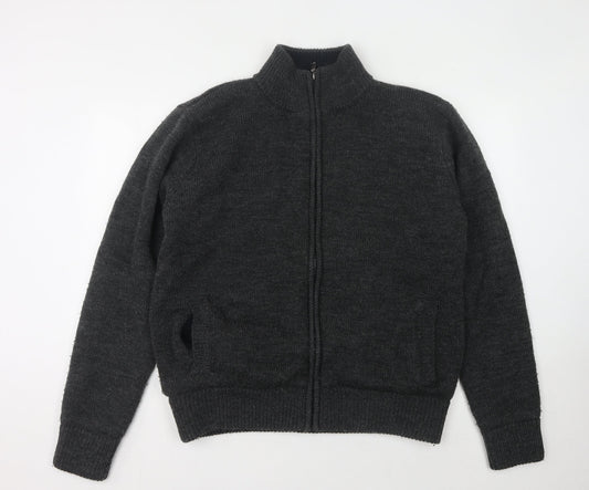 Sandstone Men's Grey Full Zip Jumper L