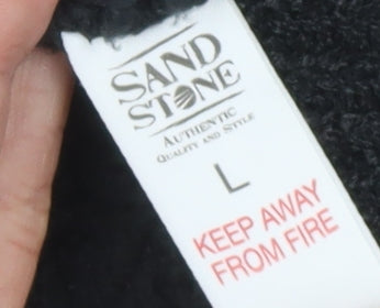 Sandstone Men's Grey Full Zip Jumper L