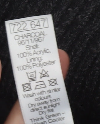 Sandstone Men's Grey Full Zip Jumper L