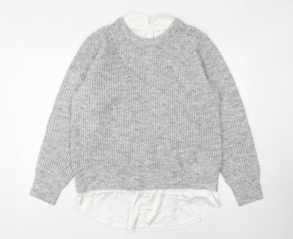 Womens UK Size M NEXT Grey Pullover Jumper