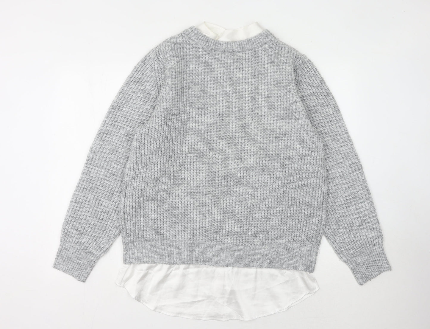 Womens UK Size M NEXT Grey Pullover Jumper