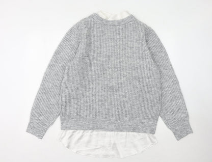 Womens UK Size M NEXT Grey Pullover Jumper