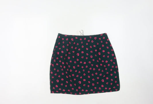 Boohoo Women's Multicoloured Floral Skirt Size 12