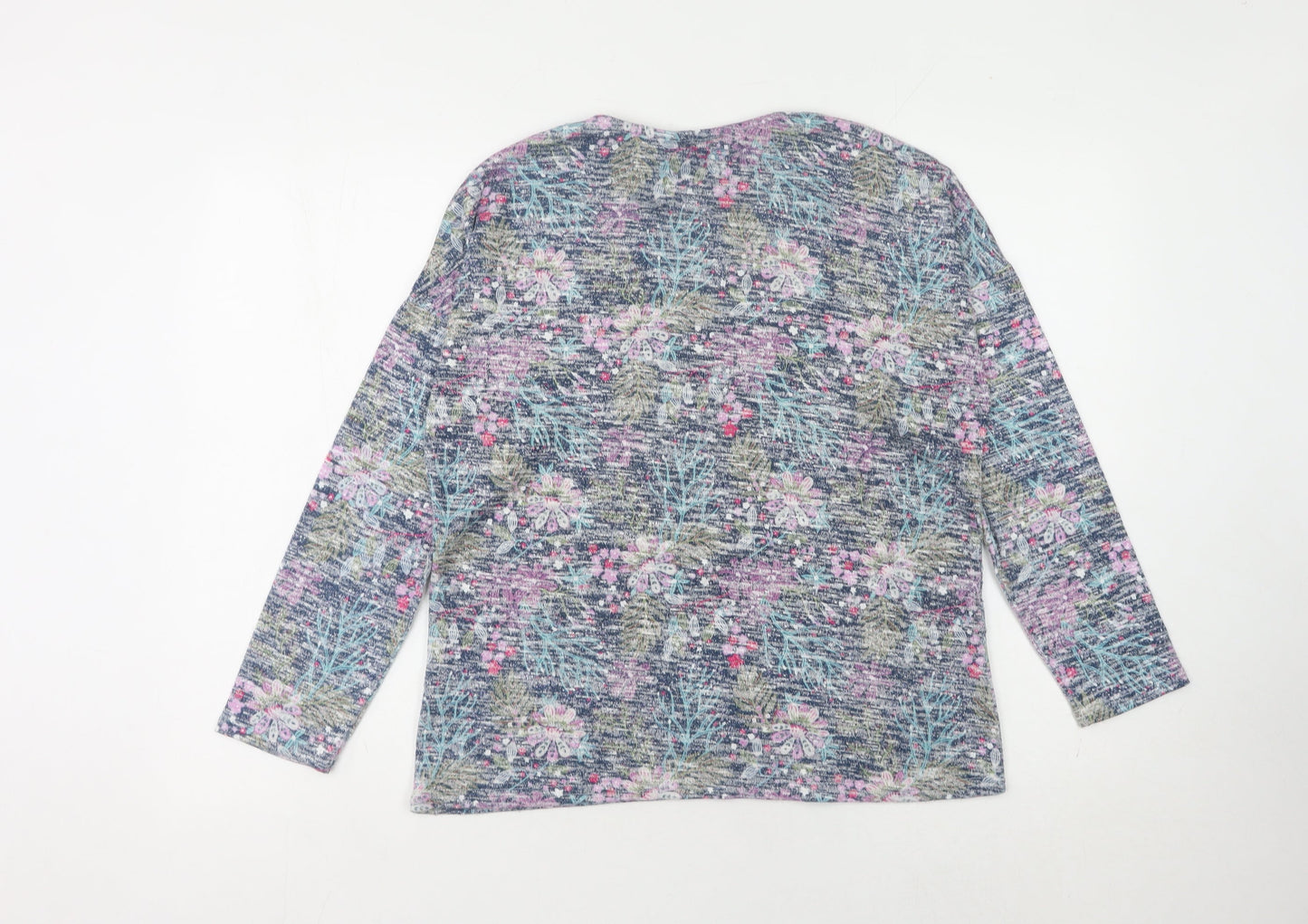 Womens UK Size 10 Isle Multicoloured Pullover Jumper