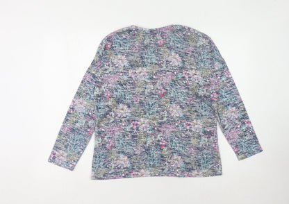 Womens UK Size 10 Isle Multicoloured Pullover Jumper