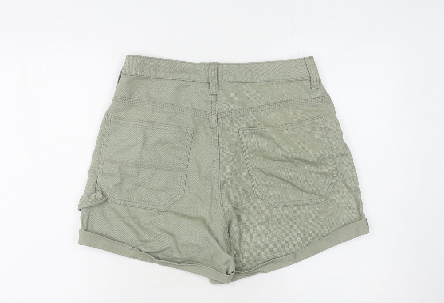 H&M Women’s Cotton Shorts Olive Green Size 12