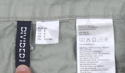 H&M Women’s Cotton Shorts Olive Green Size 12