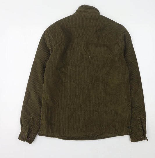 ASOS Men's Green Corduroy Basic Jacket Size 2XS