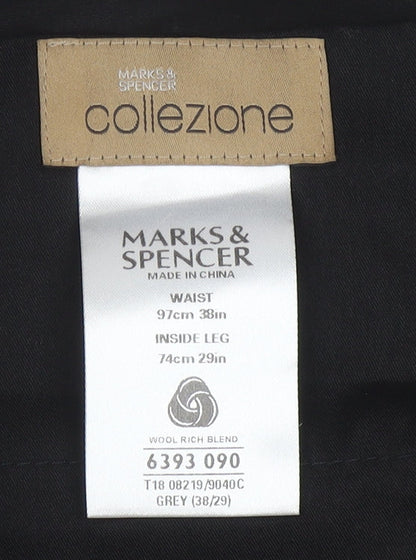 Marks and Spencer Men's Grey Dress Pants 38