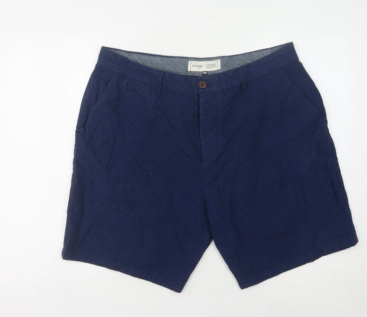 George Men's Blue Chino Shorts size 38