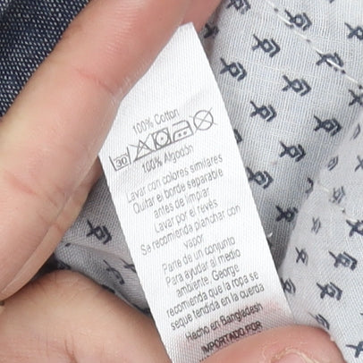 George Men's Blue Chino Shorts size 38