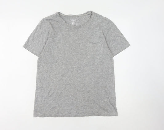 Tokyo Laundry Men's Grey Crew Neck T-Shirt, Size S