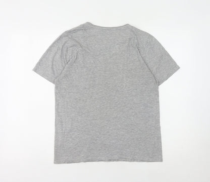 Tokyo Laundry Men's Grey Crew Neck T-Shirt, Size S