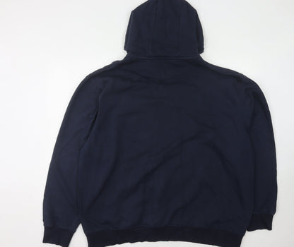 George Men's Blue 3XL Pullover Hoodie with Logo