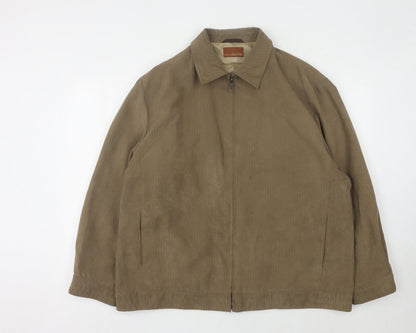 Mens UK Size XL Marks and Spencer Brown Basic Jacket