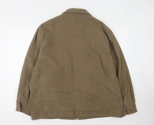 Mens UK Size XL Marks and Spencer Brown Basic Jacket