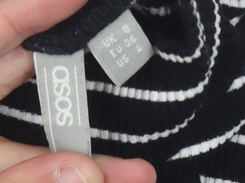 Womens UK Size 8 ASOS Black Pullover Jumper