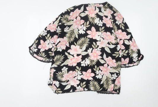 Womens UK Size 8 New Look Multicoloured Kimono Kimono