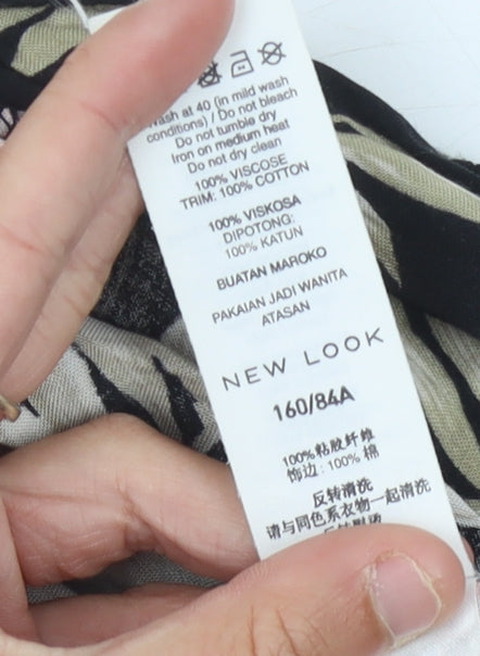Womens UK Size 8 New Look Multicoloured Kimono Kimono