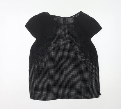 Womens UK Size 18 Dorothy Perkins Black Basic Blouse