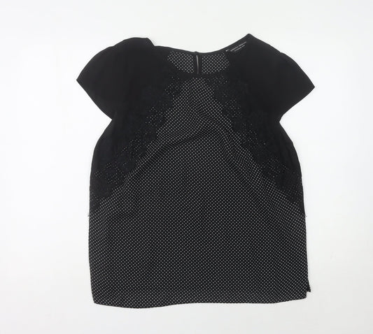 Womens UK Size 18 Dorothy Perkins Black Basic Blouse