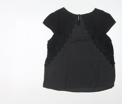 Womens UK Size 18 Dorothy Perkins Black Basic Blouse