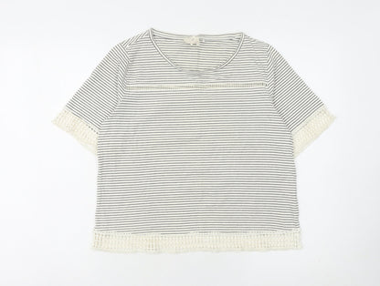Womens UK Size 12 NEXT White Basic T-Shirt