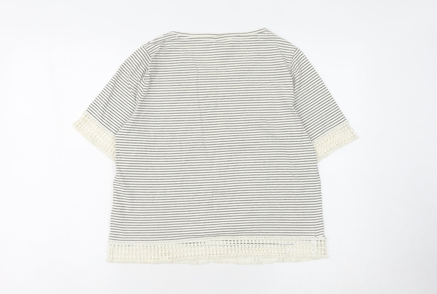 Womens UK Size 12 NEXT White Basic T-Shirt