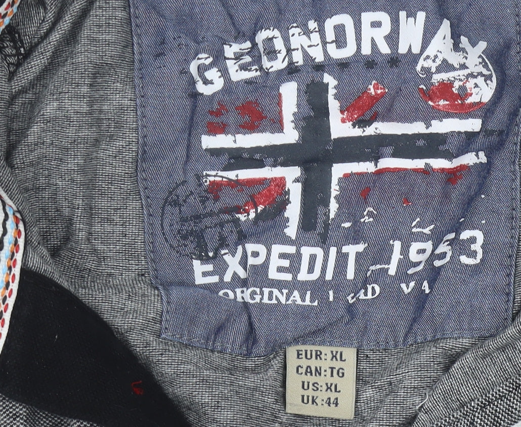 Geographical Norway Men's Grey Polo Shirt XL