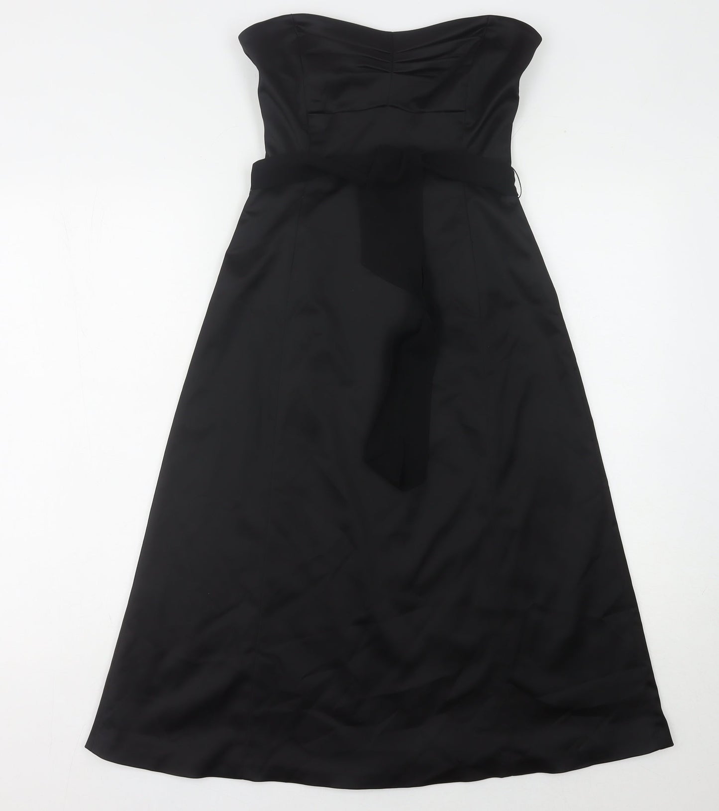 Coast Women's Size 8 Black Strapless Formal Gown