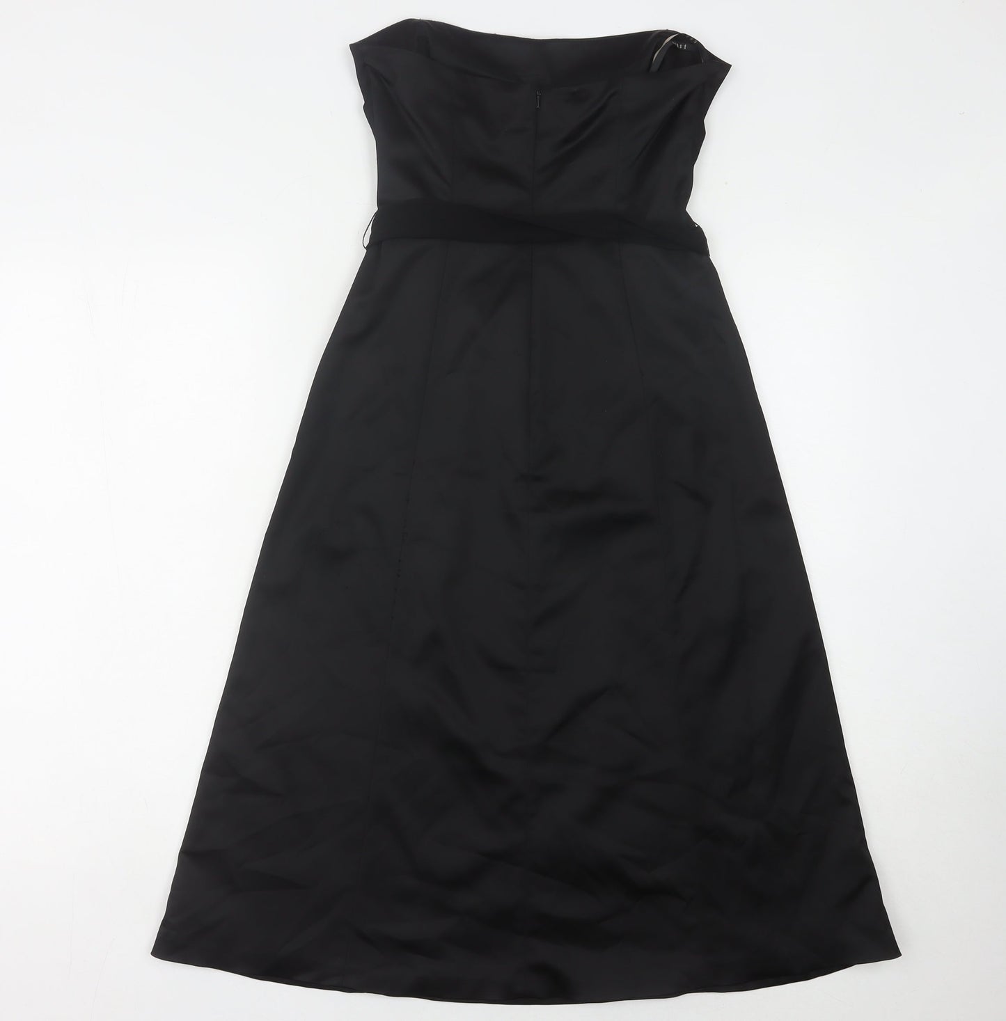 Coast Women's Size 8 Black Strapless Formal Gown