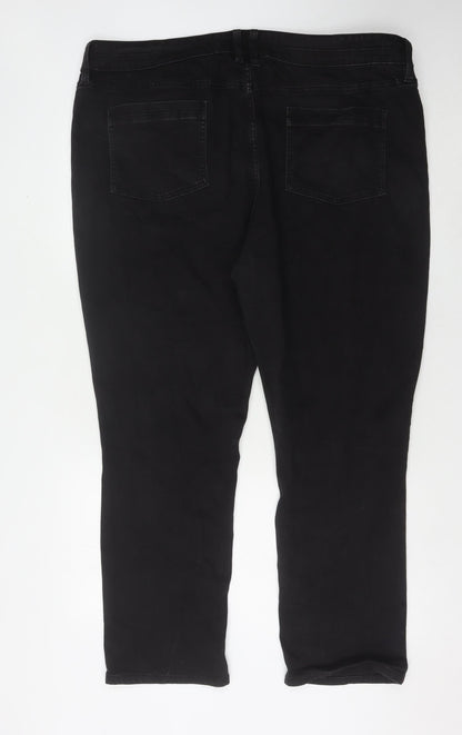 F&F Women's Black Regular Fit Jeans Size 12