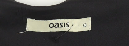 Oasis Women's Blue Bodycon Dress XS Sequin Party