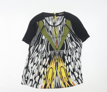 Womens UK Size 8 BiBA Multicoloured Basic Blouse