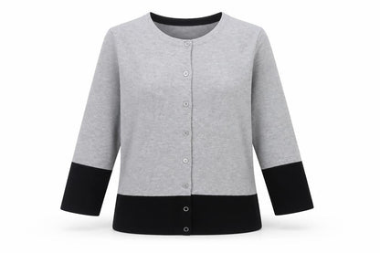 Womens UK Size 12 M&Co Grey Cardigan Jumper