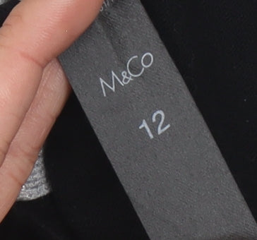 Womens UK Size 12 M&Co Grey Cardigan Jumper