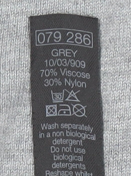 Womens UK Size 12 M&Co Grey Cardigan Jumper